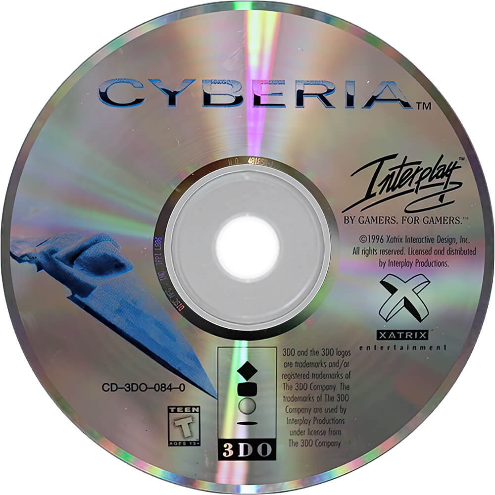 Лицензионный диск игры Cyberia для 3DO